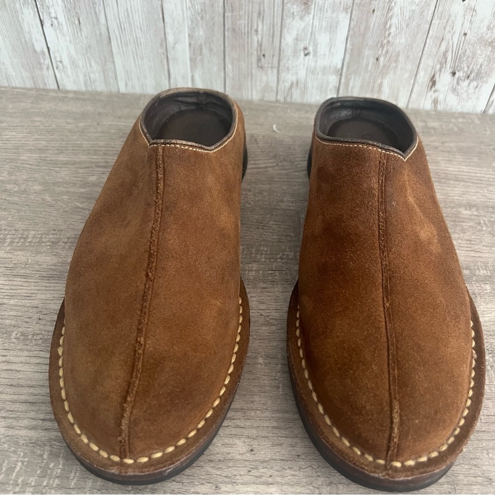 Cole Haan Brown Suede Mules with Open Back 6.5 - Picture 2 of 7